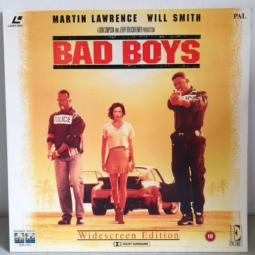 Bad boys laser disc - bad,